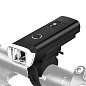 Велофонарь  HJ-047-XPG ULTRA LIGHT, ALUMINUM, AVTOLIGHT SENSOR, Waterproof, Li-Ion аккум., ЗУ microUSB