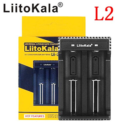 зарядное устройство liitokala lii-l2, 2x-10440/ 14500/ 16340/ 17355/ 17500/ 17670/ 18350/ 18490/ 18650/ 22650, 5v, оригинал, оптом, купить