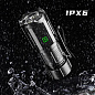 Фонарь F30-3XPG, 1х16340A, индикация заряда, ЗУ Type-C, чехол, магнит, Box