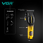 Аккумуляторная машинка для стрижки (clipper) VGR V-026 GOLD, 6 насадок, 9000 RPM, LED display