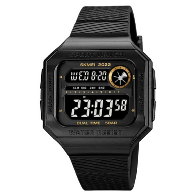 часы наручные 2022gdbk skmei, gold-black, оптом, купить