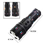 Фонарь NIGHT VISION FLUORESCENCE AK177-1 WHITE LASER LED PM60-TG, 4х18650, Power Bank, индикация заряда, ЗУ Type-C, zoom, 5 фильтров