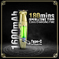 Триммер V-265, 4 насадки, 1600mAh, 8000 RPM, LED display