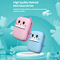 Детский термопринтер A8 Cat printer pink, bluetooth, ЗУ Type-C