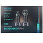 Комплект VGR 2 в 1 V-886 S2 BLACK, аккумуляторная машинка для стрижки (clipper) и триммер