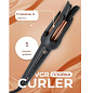 Плойка VGR V-581, automatic curling, температура от 130°C до 210°C, керамическое покрытие, LED display, 45 Вт