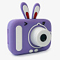 Детский фотоаппарат X900, PURPLE RABBIT
