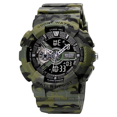 часы наручные 1688cmgn skmei, camo green, оптом, купить