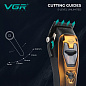 Аккумуляторная машинка для стрижки (clipper) VGR V-668, VECTOR MOTOR 8000-11000 RPM, 6 насадок