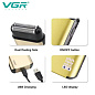 Електробритва VGR V-359 gold шейвер для вологого та сухого гоління, IPX6