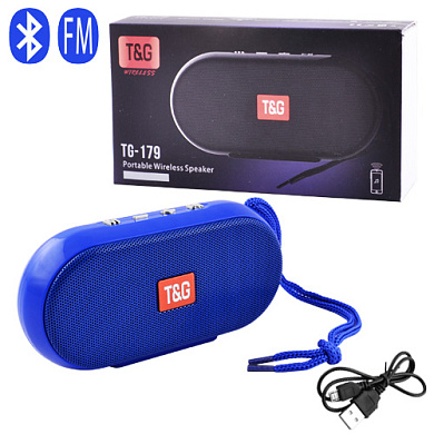 bluetooth-колонка tg179, speakerphone, радио, blue, оптом, купить