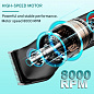 Аккумуляторная машинка для стрижки (clipper) VGR V-160  BLACK, 6 насадок, 8000RPM