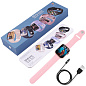 Smart Watch M16 mini, WearfitPro, 38mm Aluminium, голосовой вызов, pink