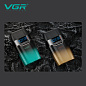 Электробритва VGR V-308 GREEN шейвер, двойное лезвие, 9000 RPM, LED Display