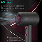 Фен для сушіння та укладання волосся VGR V-400, Professional, Powerful, 1800-2000 Вт