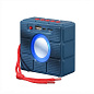 Bluetooth-колонка TG311с RGB ПОДСВЕТКОЙ, speakerphone, радио, blue