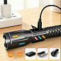 Фонарь NIGHT VISION FLUORESCENCE M10R-2TG(White+Red), 1x18650, индикация заряда, ЗУ Type-C, zoom