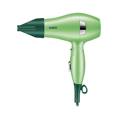фен складной vgr v-432 green, 3 уровня обдува, низкий уровень шума, 1000 вт, оптом, купить