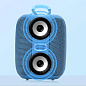 Bluetooth-колонка TG658 с RGB ПОДСВЕТКОЙ, speakerphone, радио, blue