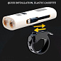 Велофара Z818-2x3W+COB(White+Red), Power Bank, Li-Ion аккумулятор, ЗУ Type-C