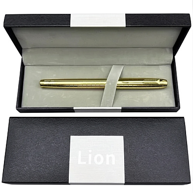 подарочная ручка в коробке lion (золотая) 870, оптом, купить