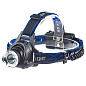Фонарь налобный PLD-V9-F-4XPE (WHITE+RED+BLUE+GREEN), 2x18650, ЗУ Type-C, zoom, Box