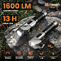 Тактический фонарь YEMAO YM-F303X, 1600LM, аккумуляторы 1x21700 (1x5000 mAh), поворотная голова