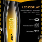Триммер VGR V-992 GOLD, 9000 RPM, 2000 mAh, 3 насадки, LED display