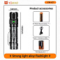 Тактический фонарь YEMAO YM-А7, 2200LM, аккумулятор 21700 (5000 mAh)