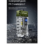 Портативный фонарь YEMAO YM-M42, 800LM,  аккумулятор 350 mAh, зажигалка, RGB