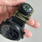 Годинник наручний 2202AG SKMEI PARACORD, ARMY GREEN, Compass, термометр, свисток, кресало