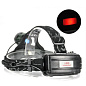 Фонарь налобный Police 2188-T6, 2х18650, zoom, ЗУ microUSB, Box
