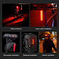Велофонарь LEADBIKE LD80-6LED с лазерной разметкой, waterproof, Li-Ion  аккумулятор, ЗУ Type-C