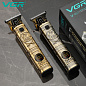 Триммер VGR V-097 GOLD, 3 насадки, LED display