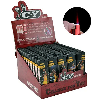 зажигалка с фонариком (турбо пламя) баскетбол 2588-5, оптом, купить