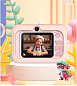 Дитячий фотоапарат Q6, DINOSAUR, pink
