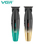 Триммер VGR V-906 GOLD, 3 насадки, керамическое лезвие, TURBO режим 9000 RPM, LED display