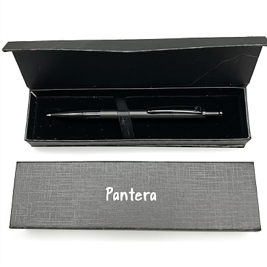 подарочная ручка шариковая pantera в футляре (черная) 005b, оптом, купить