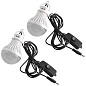 Фонарь переносной Luxury 1902 T, 5W+22SMD, 2 лампы 3W, power bank, встр. аккум., солнечная батарея, ЗУ 220V, Box