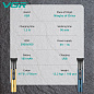 Триммер VGR 2 в 1 V-626 BLUE, 2 насадки (для носа и волос)