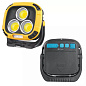 Фонарь кемпинг W891-1-3COB(White+Yellow)+5SMD(Red), Power bank, 2x18650, ЗУ Type-C, магнит, крюк