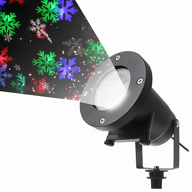 светодиодный лазерный проектор 326-1, дом+улица, 2 кронштейна, waterproof, оптом, купить