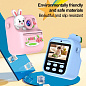 Дитячий фотоапарат миттєвого друку S11, PINK RABBIT