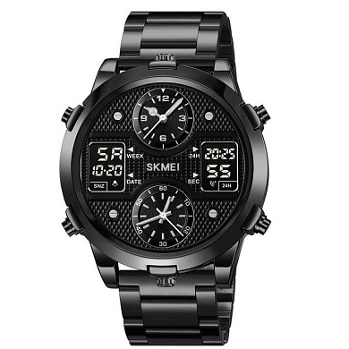 часы наручные 2212sbkbk skmei, black-black, оптом, купить