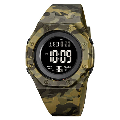 часы наручные 2048cmgn skmei, camo green, оптом, купить