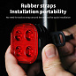 Велофонарь FY-328S-4LED(Red) с автоматической системой START/STOP, waterproof, Li-Ion  аккумулятор, ЗУ Type-C