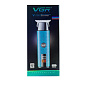 Триммер VGR V-943 BLUE, 3 насадки, LED Display