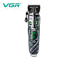 Аккумуляторная машинка для стрижки (clipper) VGR V-279 GREEN, 6 насадок, 9000 RPM, 2500 mAh, LED display