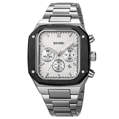 часы наручные 2201si skmei, silver, оптом, купить