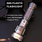 Фонарь PLD-008 WHITE LASER LED PM10-TG, Li-Ion аккум., power bank, индикация заряда, ЗУ Type-C, zoom, Box